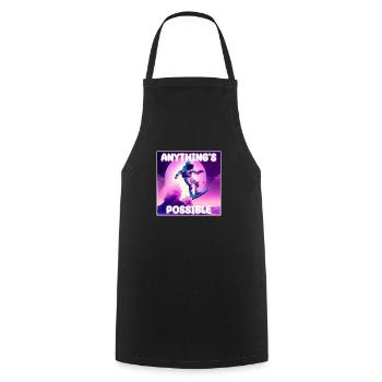 ANYTHING'S POSSIBLE - Cooking Apron - black - Front - AI Model Male 185 dark (185cm)