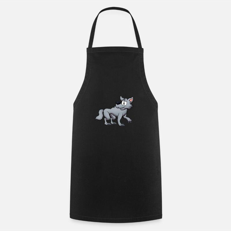 Loup - Tablier de cuisine - noir