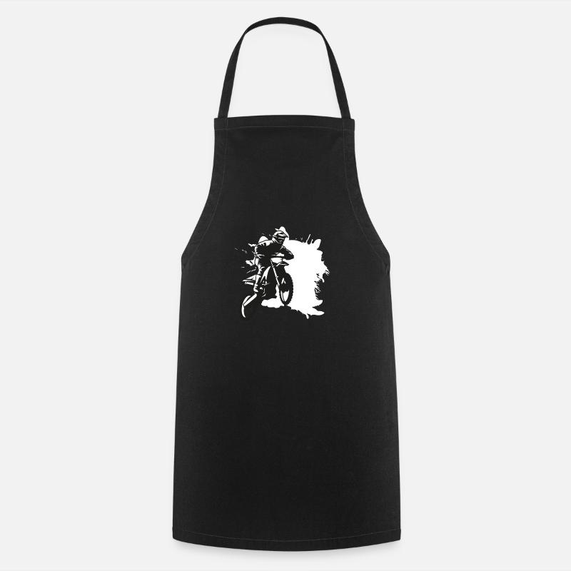 SUPER MOTO splash - Tablier de cuisine - noir