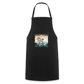 Home sweet Home - my house, my boat, my island - Cooking Apron - black - Front - AI Model Male 185 dark (185cm)