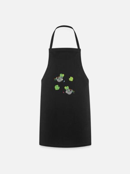 Paresseux - Tablier de cuisine - noir