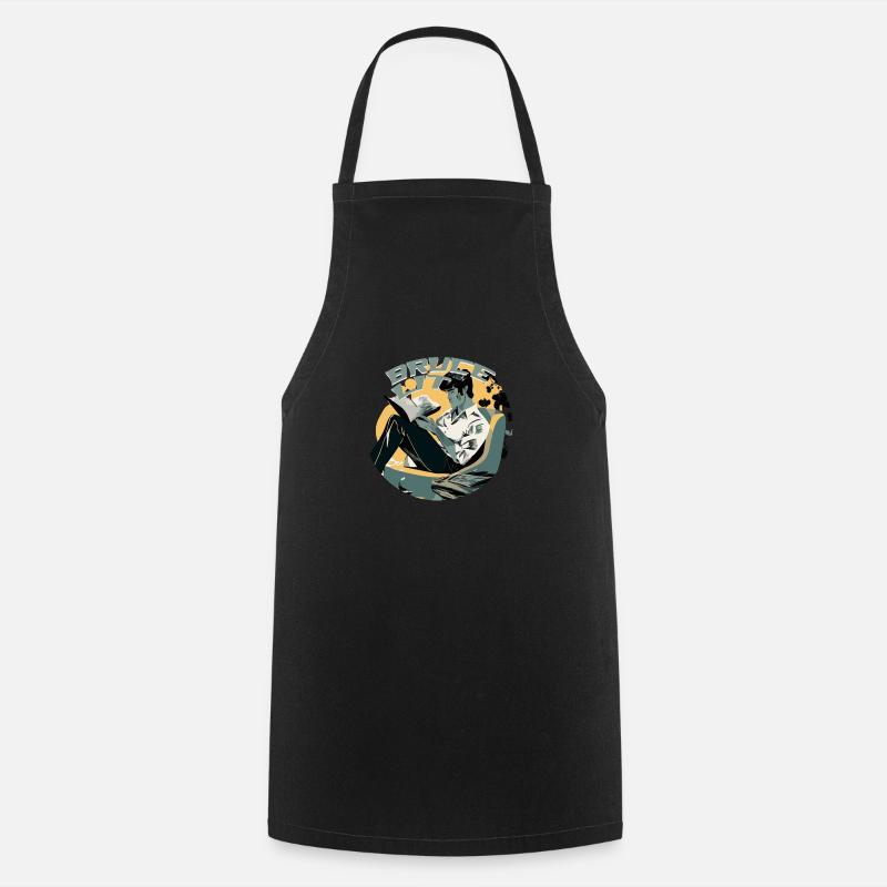 bruce lit - Tablier de cuisine - noir