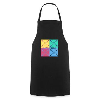 Canoë-polo pour athlètes élégants - Tablier de cuisine - noir - Devant - AI Model Male 185 dark (185cm)