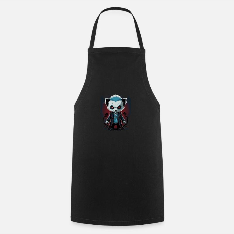 Panda vampire - Tablier de cuisine - noir