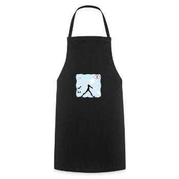 Birth - Cooking Apron - black - Front - AI Model Male 185 dark (185cm)