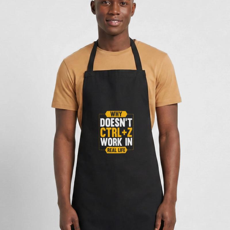gift programmer pc CTRL Z computer Cooking Apron