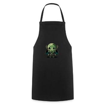 A Cute Baby Cthulhu - Cooking Apron - black - Front - AI Model Male 185 dark (185cm)