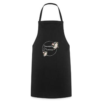 Demoiselle d'honneur - Tablier de cuisine - noir - Devant - AI Model Male 185 dark (185cm)