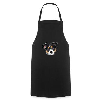 Dogs Dog Owner German Shepherd Dog Dog Owner Dog - Cooking Apron - black - Front - AI Model Male 185 dark (185cm)