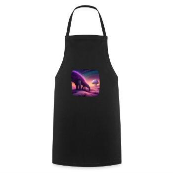 Fantasy creature mystical - Cooking Apron - black - Front - AI Model Male 185 dark (185cm)