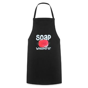 Savonnier Savonnier Fabricant de savon - Tablier de cuisine - noir - Devant - AI Model Male 185 dark (185cm)