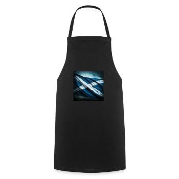 Scotland Flag Flag - Cooking Apron - black - Front - AI Model Male 185 dark (185cm)