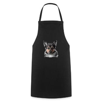 Chiot Berger Allemand Propriétaire Chien - Tablier de cuisine - noir - Devant - AI Model Male 185 dark (185cm)