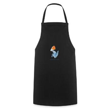 TUPANDACTYLUS - Cooking Apron - black - Front - AI Model Male 185 dark (185cm)