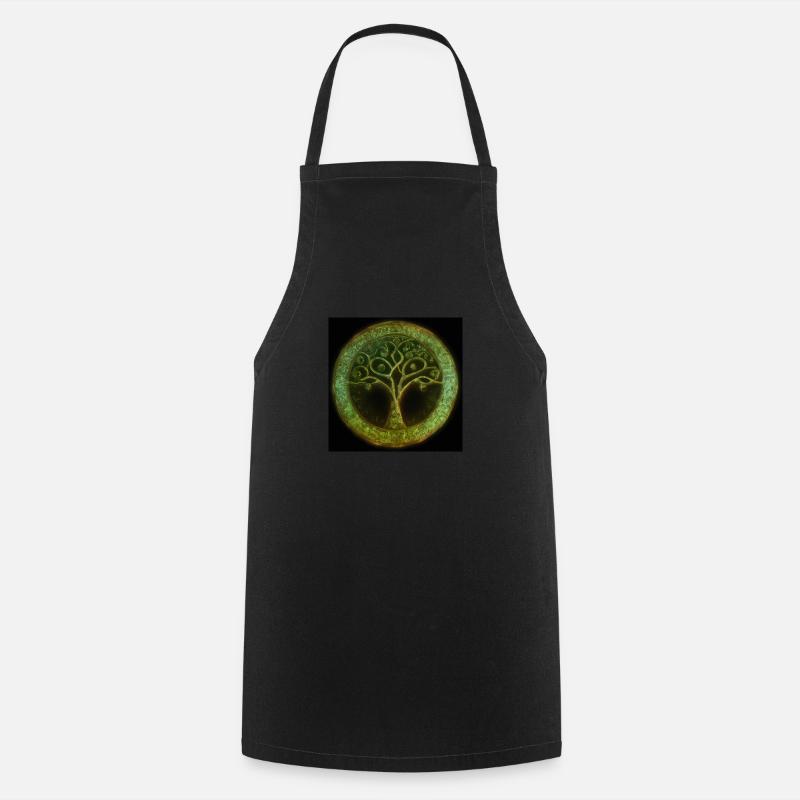 Arbre de vie celtique - Tablier de cuisine - noir
