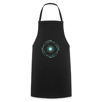 Creative logo - Kochschürze - Schwarz - Vorne - AI Model Male 185 dark (185cm)