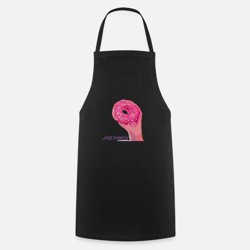 Beignets d’amour - Tablier de cuisine - noir