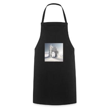 Desert breakthrough - Cooking Apron - black - Front - AI Model Male 185 dark (185cm)