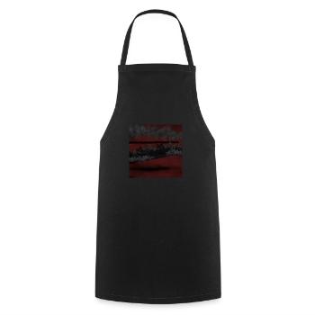 Red Black Forest - Cooking Apron - black - Front - AI Model Male 185 dark (185cm)