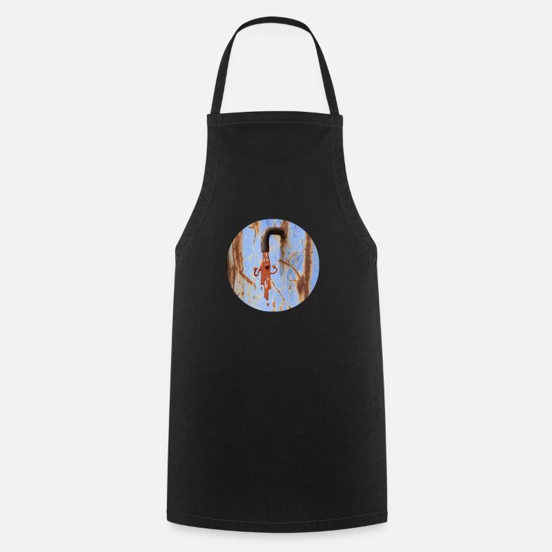 Monstre visqueux - Tablier de cuisine - noir