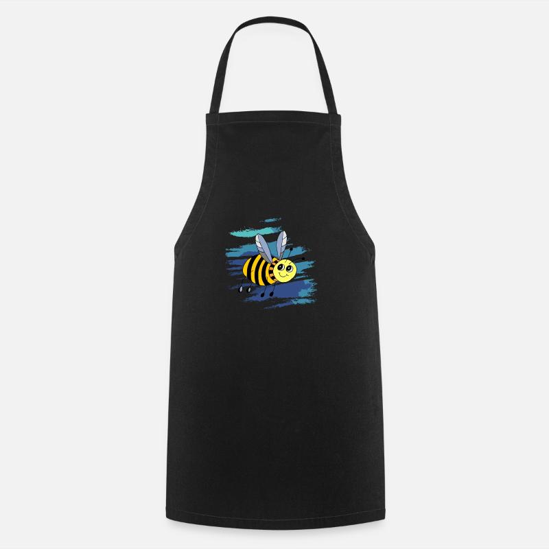 Abeille - Tablier de cuisine - noir