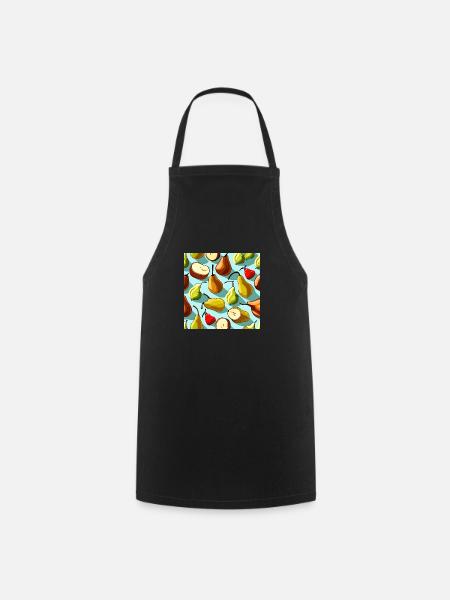 Pear Perfection - Cooking Apron - black