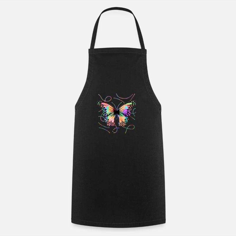 Papillon - Tablier de cuisine - noir