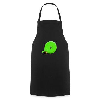 Bee & Hold-Up - Cooking Apron - black - Front - AI Model Male 185 dark (185cm)