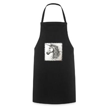 cool idée cadeau cadeau happy idée de cadeau - Tablier de cuisine - noir - Devant - AI Model Male 185 dark (185cm)