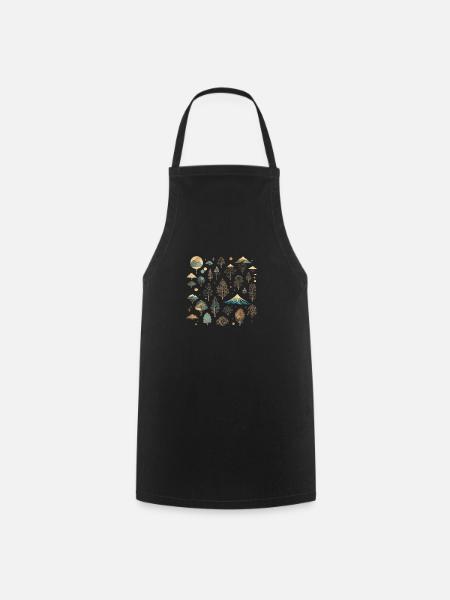 Beauté de la nature - Tablier de cuisine - noir