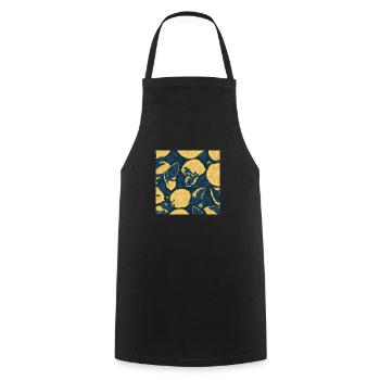 Lemon - Cooking Apron - black - Front - AI Model Male 185 dark (185cm)