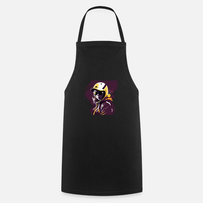 Skateboard filles - Tablier de cuisine - noir
