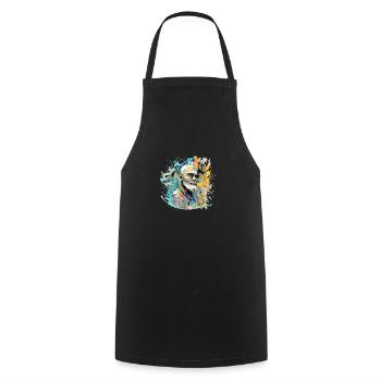 Jack the Animal Master - Cooking Apron - black - Front - AI Model Male 185 dark (185cm)