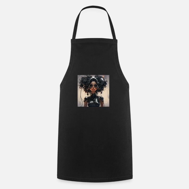 Cyber Punk - Tablier de cuisine - noir