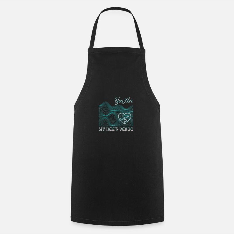 Bee's Peace - Cooking Apron - black