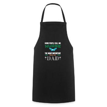 Certaines personnes m’appellent infirmière le plus important... - Tablier de cuisine - noir - Devant - AI Model Male 185 dark (185cm)