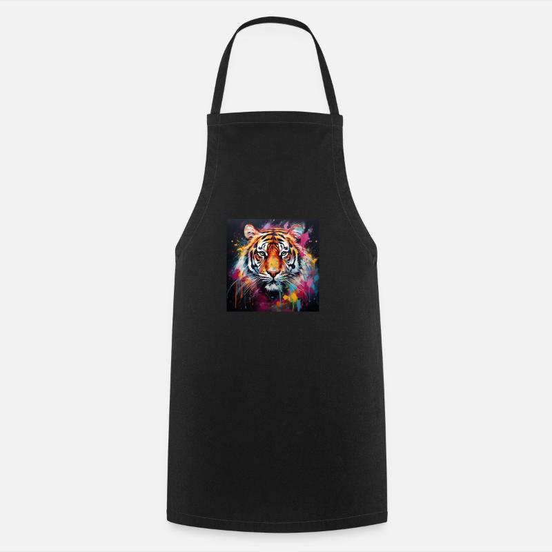 Tiger Tiger! - Cooking Apron - black