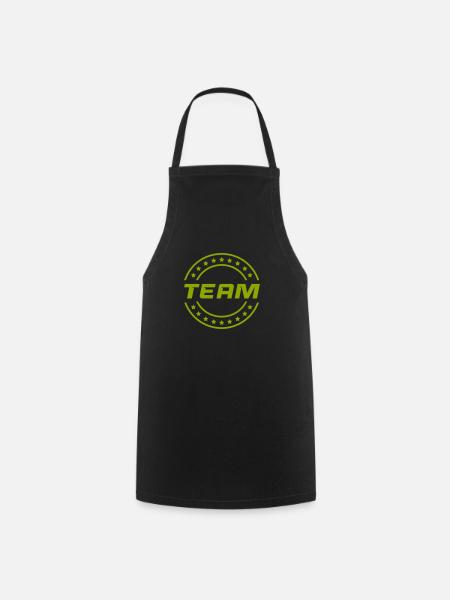 team - Kochschürze - Schwarz