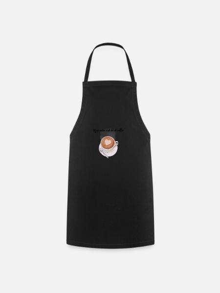 Keep Calm and drink Coffee - Kochschürze - Schwarz