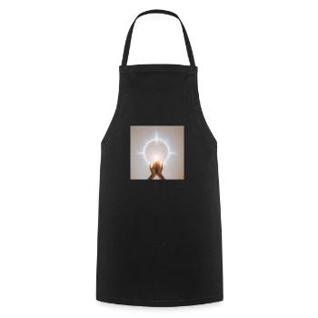 Astrology Astronomy Astrophysics - Cooking Apron - black - Front - AI Model Male 185 dark (185cm)