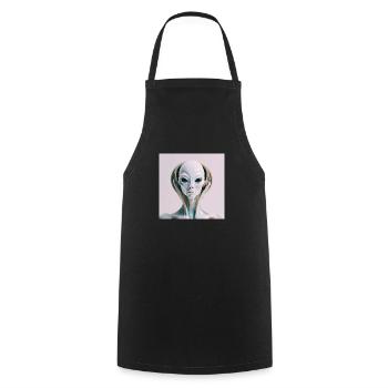 Astronomy Astrophysics Spirituality - Cooking Apron - black - Front - AI Model Male 185 dark (185cm)