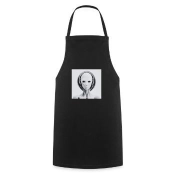 Astronomie Astrophysique Spiritualité - Tablier de cuisine - noir - Devant - AI Model Male 185 dark (185cm)