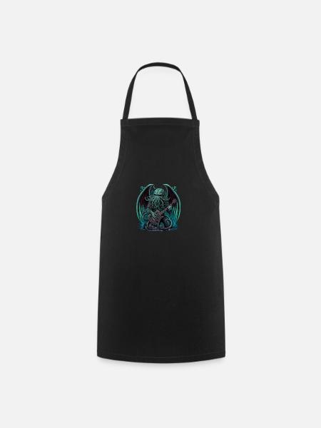 Cthulhu-Felsen - Kochschürze - Schwarz