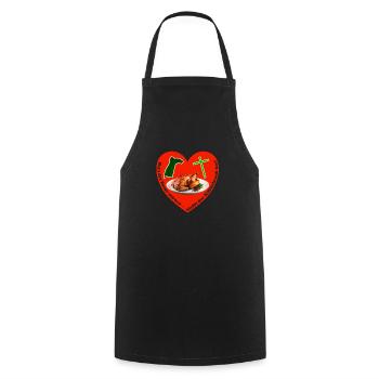 Hats der Bauer schwer, bleibt der Kühlschrank leer - Kochschürze - Schwarz - Vorne - AI Model Male 185 dark (185cm)