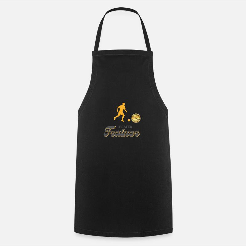 Fußball bester Trainer Fußball Training Geschenk - Kochschürze - Schwarz