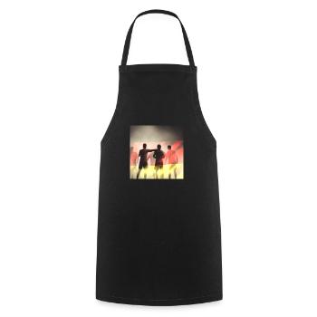 Fußball Team Deutschland - Kochschürze - Schwarz - Vorne - AI Model Male 185 dark (185cm)