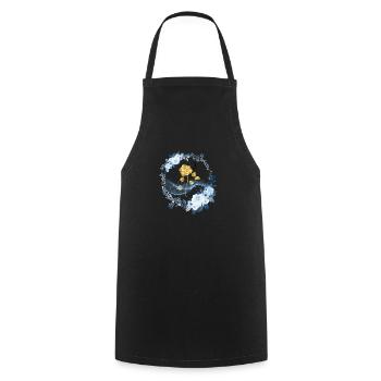 Rose - Tablier de cuisine - noir - Devant - AI Model Male 185 dark (185cm)