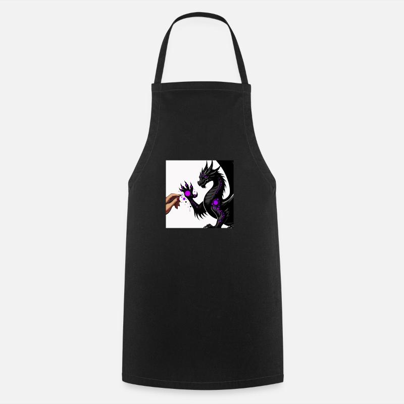 Honourable Dragon - Cooking Apron - black