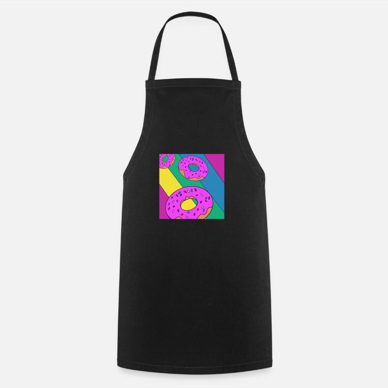 Donut - Tablier de cuisine - noir