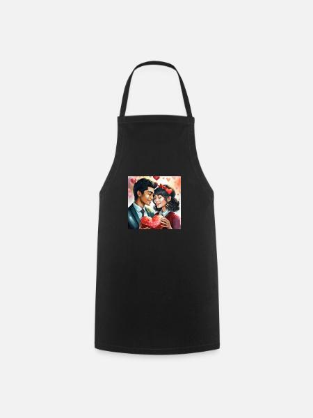 Romanticism - Cooking Apron - black